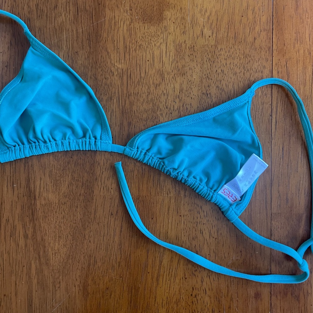 ERES Blue Bikini Top Size 8